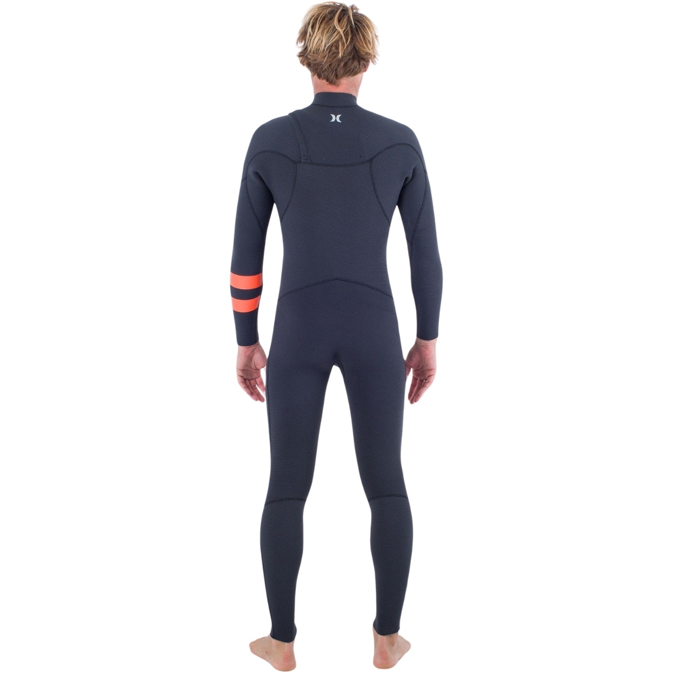 Hurley Mens Plus 5/3mm Chest Zip Våddragt MFS0012504 - Black / Graphite
